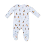 Angel Dear Zipper Footie - Bestie Dogs - Back View