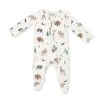 Angel Dear Zipper Footie - Northern Woodland Animals