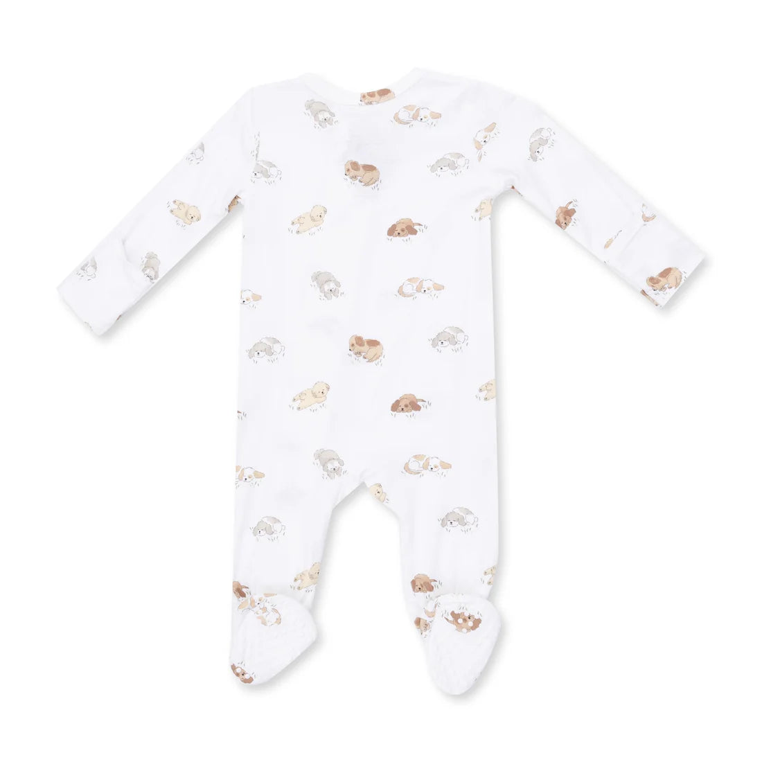 Angel Dear Zipper Footie - Puppy Snuggle Club - Back View