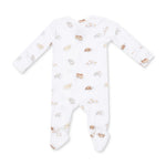 Angel Dear Zipper Footie - Puppy Snuggle Club - Back View
