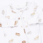 Angel Dear Zipper Footie - Puppy Snuggle Club - Print Detail