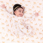 Angel Dear Zipper Ruffle Back Footie - Little Fawn Lifestyle