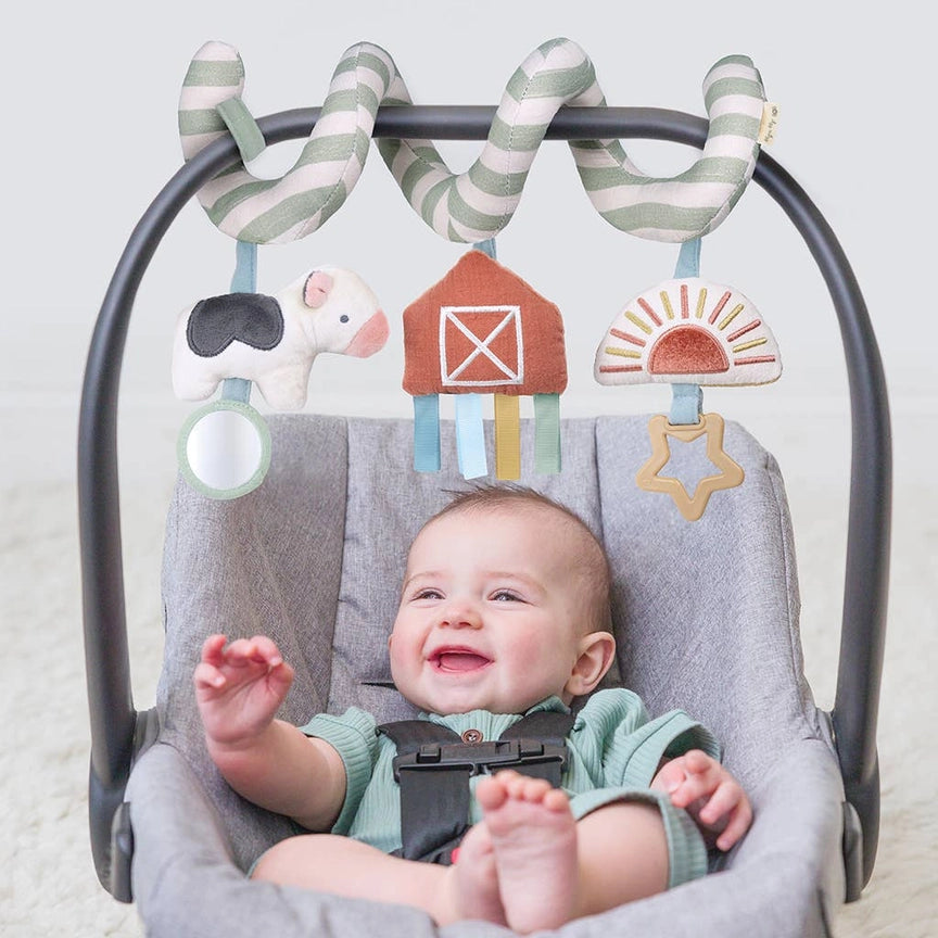 Farm - Itzy Ritzy Itzy Bitzy Spiral Car Seat Activity Toy Lifestyle