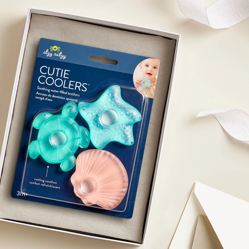 Itzy Ritzy Cutie Coolers Packaging is great for gifting, baby showers or baby gift registries