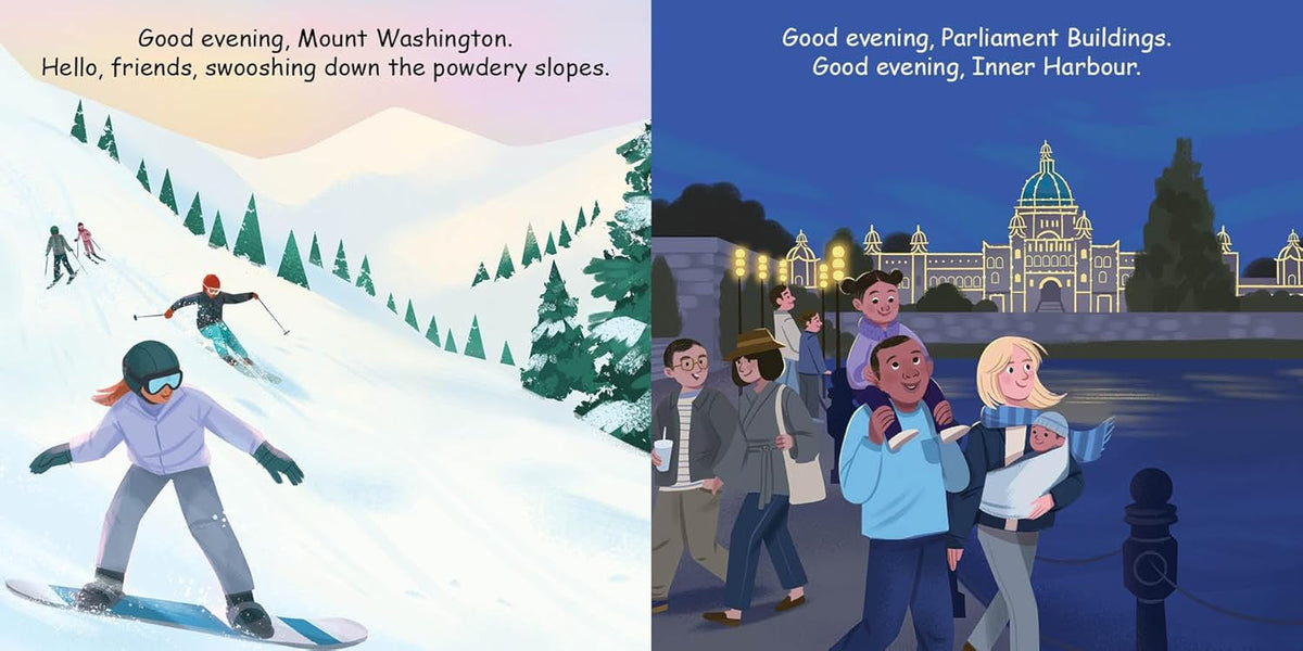 Good Night Vancouver Island Board Book Inside 3