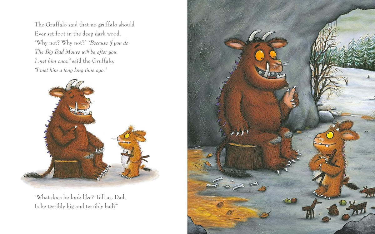 The Gruffalo & The Gruffalo's Child Board Book Gift Set Slipcase - Look Inside 2