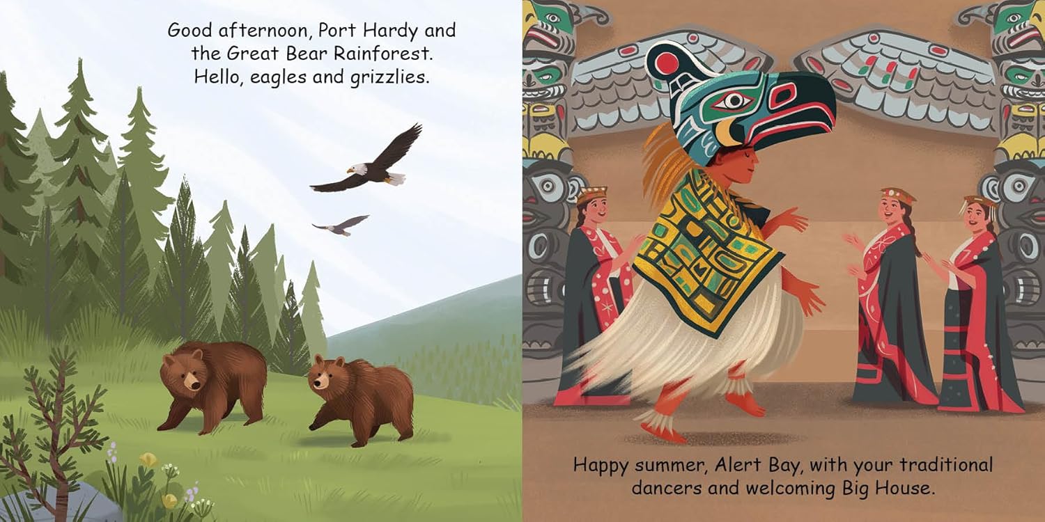 Good Night Vancouver Island Board Book Inside 2