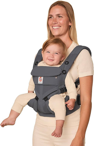 Ergobaby Omni Classic 360 Mesh Baby Carrier - Charcoal Grey Front Facing Out