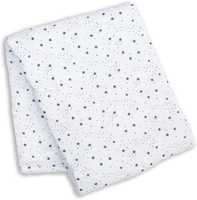 Lulujo Muslin Swaddle Blanket - Stars