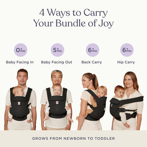Ergobaby Omni Deluxe Mesh Baby Carrier - Four Ways to Carry