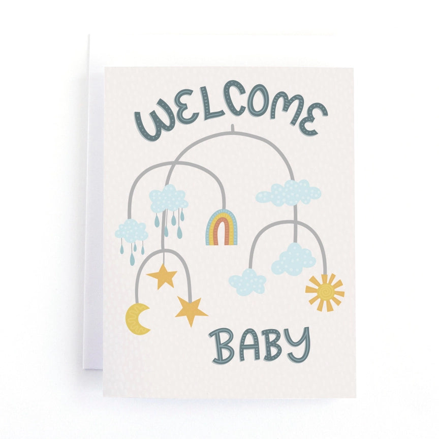 Pedaller Designs Greeting Card - Welcome Baby