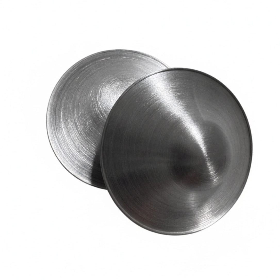 Large - Ella Bella Silver Nursing Cups