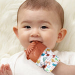 Highland Cow - Itzy Ritzy Itzy Mitt Silicone Teething Mitt Lifestyle