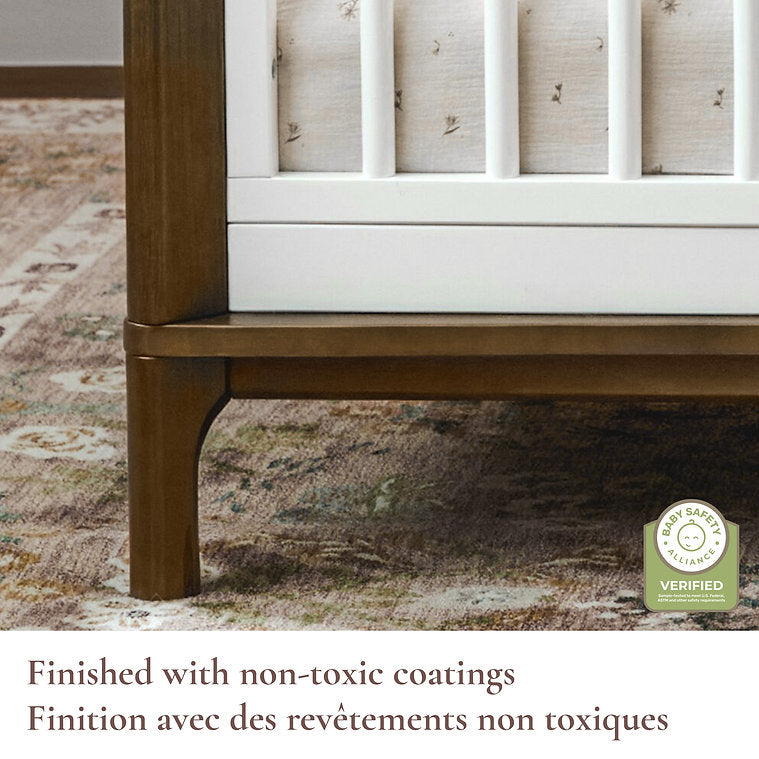 Little Seeds Laurel Island 4-in-1 Convertible Crib - Non-Toxic Coatings and Finishings