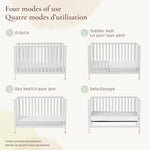 Little Seeds Aster 4-in-1 Convertible Crib Four Modes of Use