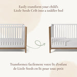 Little Seeds Toddler Guardrail - Laurel Collection Transform your Little Seeds Crib into a toddler bed