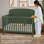 Little Seeds Briar Headboard 6-in-1 Convertible Crib - From Birth to Adulthood