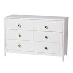 True White - Little Seeds Briar 6-Drawer Nursery Dresser