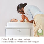Little Seeds Double Dresser Topper Change Table Top - Laurel & Aster Collections - Non-Toxic Coatings & Finishings