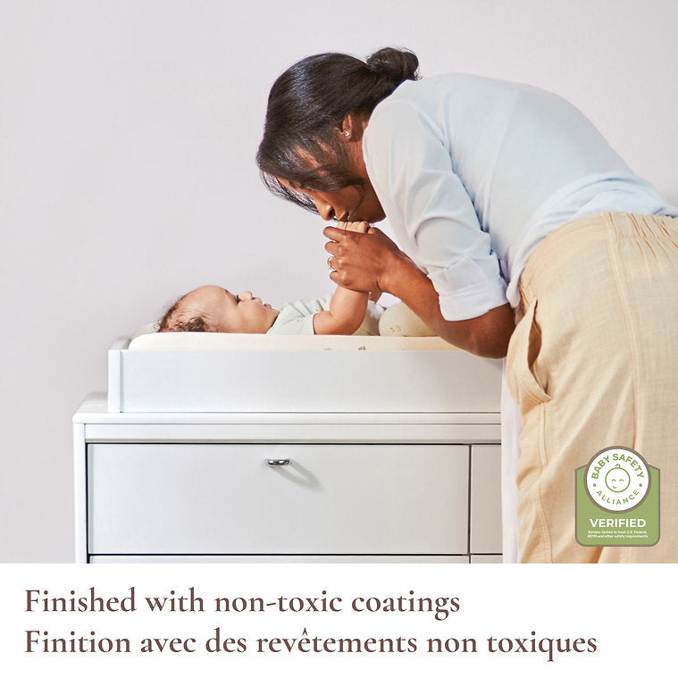 Little Seeds Double Dresser Topper Change Table Top - Laurel & Aster Collections - Non-Toxic Coatings & Finishings
