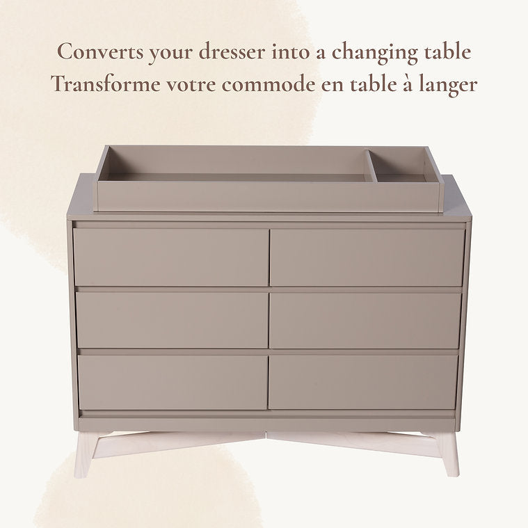 Little Seeds Double Dresser Topper Change Table Top - Pala Collection Lifestyle 4