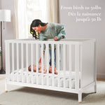 Little Seeds Aster 4-in-1 Convertible Crib From Birth to 50 lbs