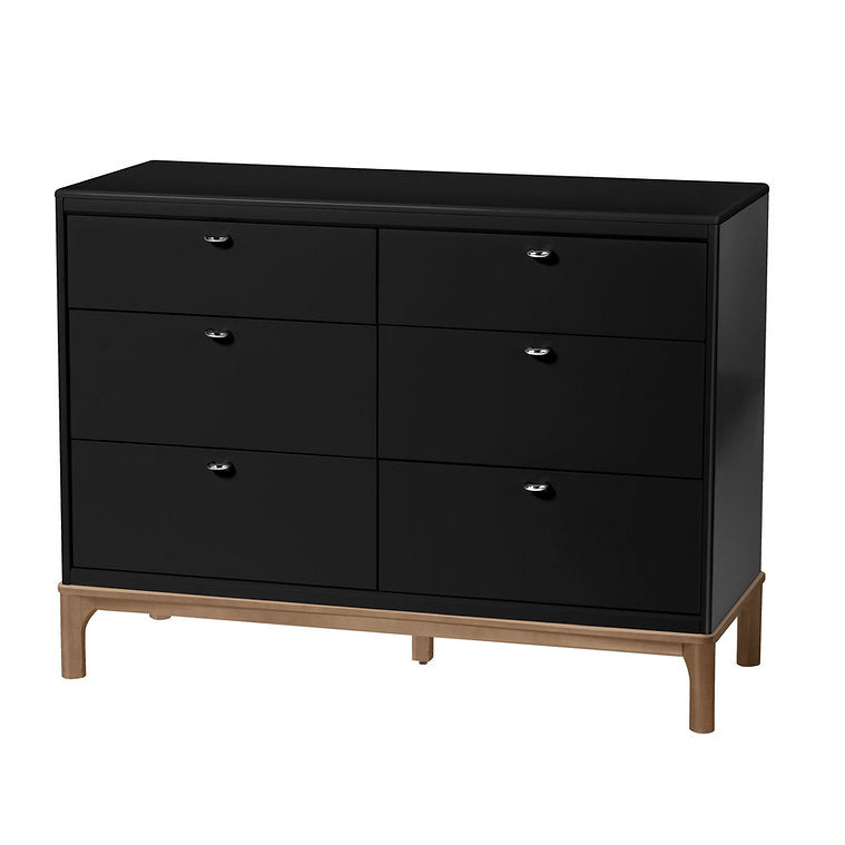 Black - Little Seeds Laurel 6-Drawer Dresser