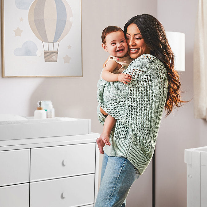 Little Seeds Aster 6-Drawer Nursery Dresser Lifestyle 1
