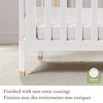 Little Seeds Aster 4-in-1 Convertible Crib - Finished with Non Toxic Coatings