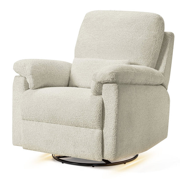 Little Seeds Bellamy Swivel Glider & Power Recliner - Oyster Boucle