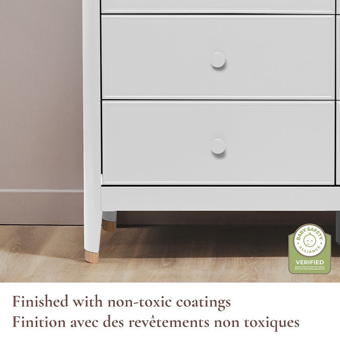 Little Seeds Aster 6-Drawer Nursery Dresser - Finished with Non-Toxic Coatings