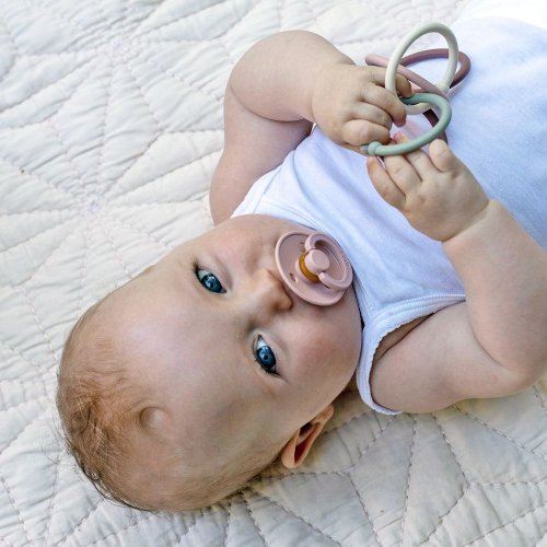 BIBS Pacifier 2 Pack - Pink Plum & Elderberry