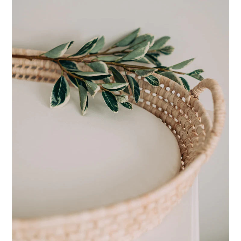 Must Be Baby Fitted Sheet for Changing Basket or Bassinet Mattress Momease Baby Boutique