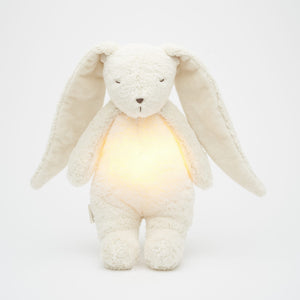 MOONIE Organic Humming Bunny with Lamp - Polar