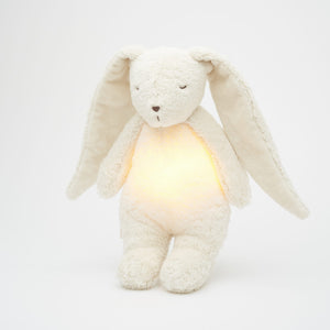 MOONIE Organic Humming Bunny with Lamp - Polar Angle