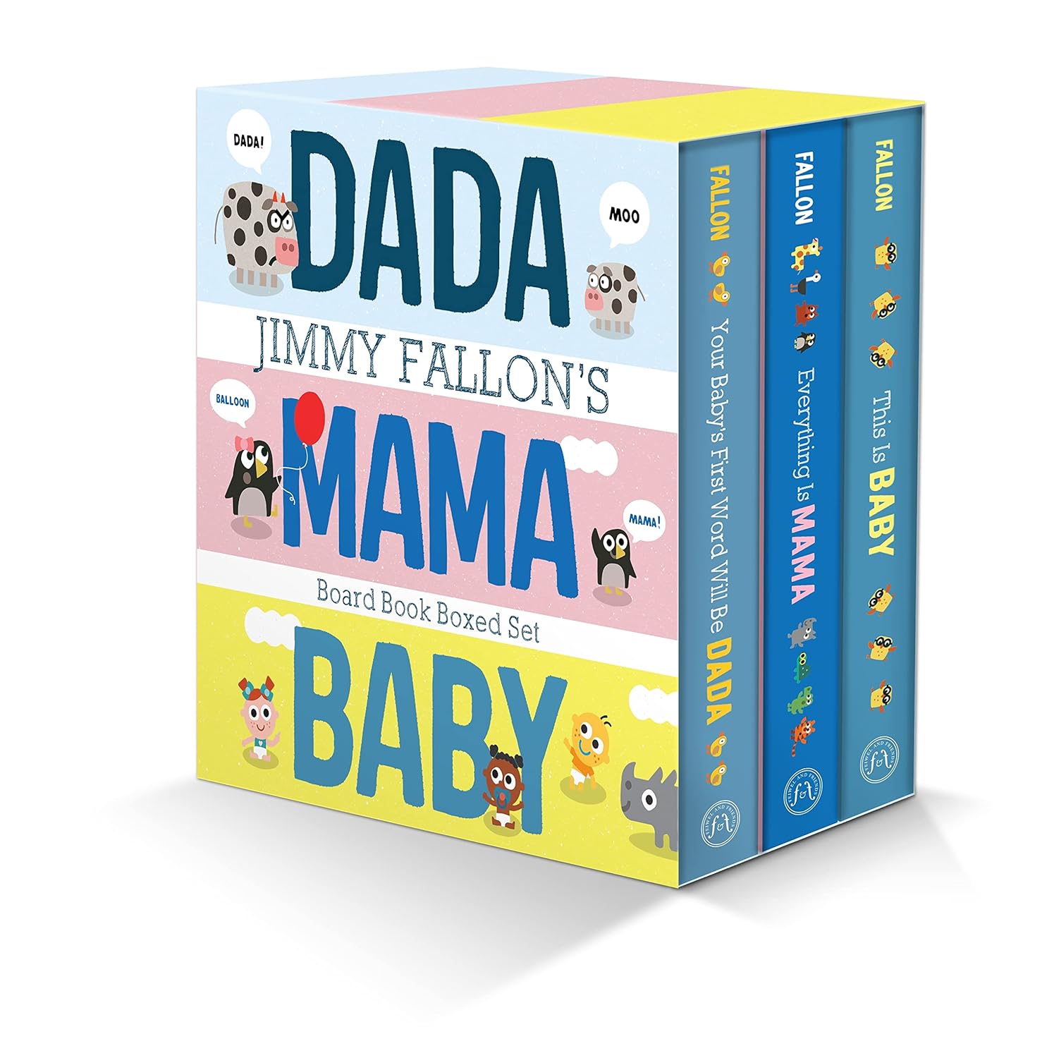 Jimmy Fallon's Dada, Mama, Baby Board Book Boxed Set