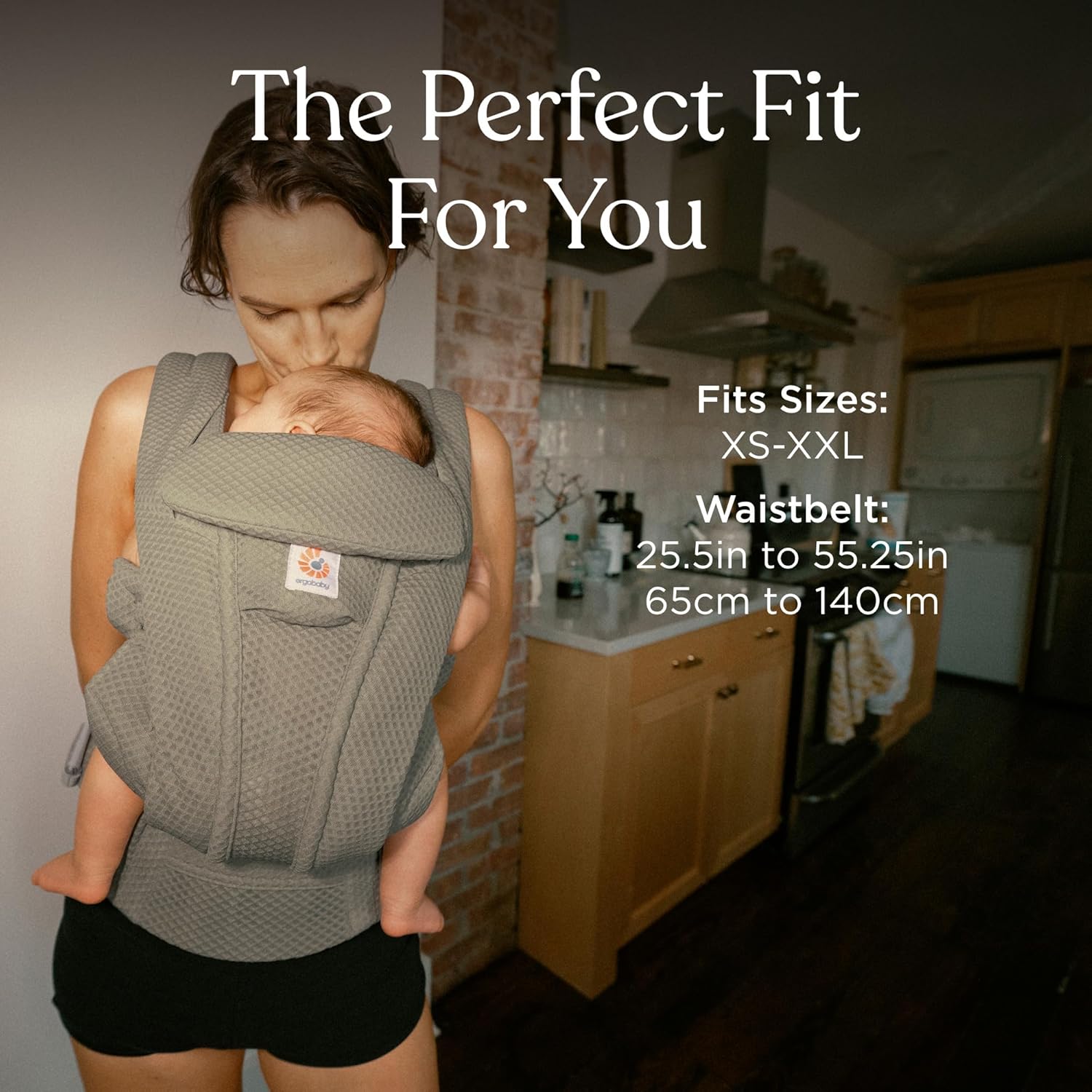 Ergobaby Omni Deluxe Mesh Baby Carrier - Soft Olive - The Perfect Fit