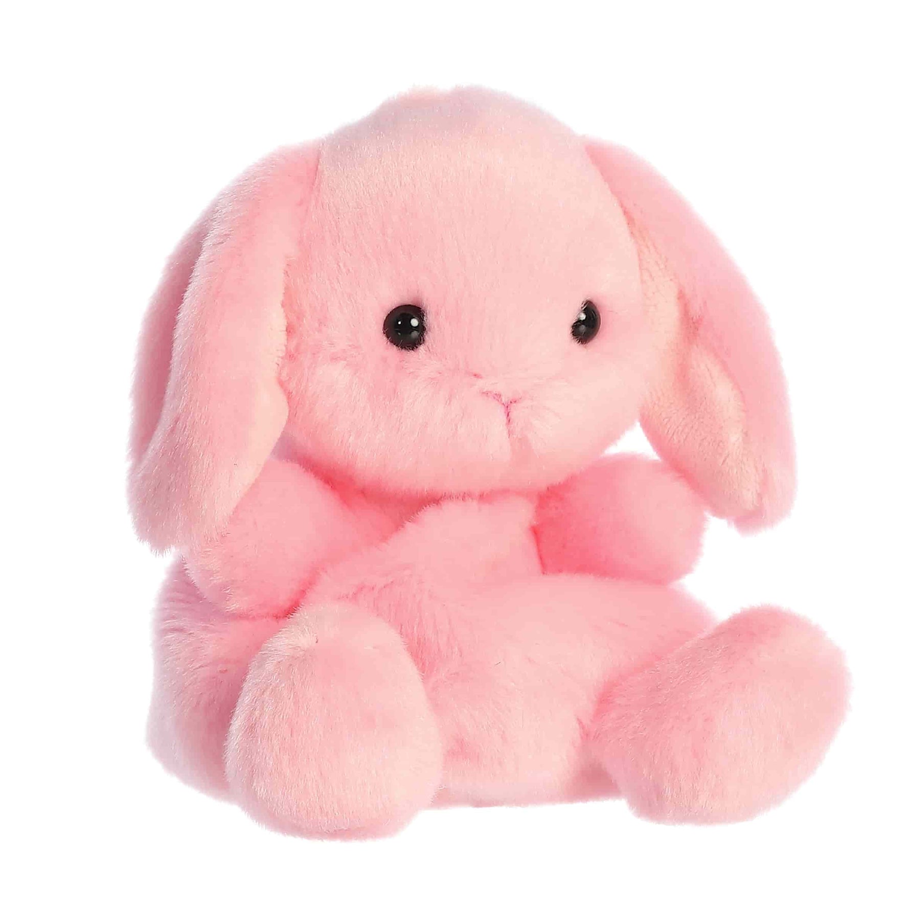Palm Pals Plush - Petal Pink Lop Bunny Angle