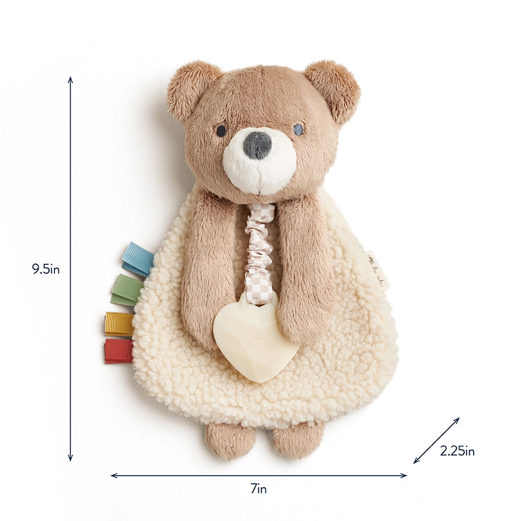 Theo the Bear - Itzy Ritzy Itzy Friends Lovey™ Plush Toy Measurements