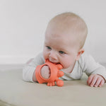 Itzy Ritzy Bitzy Grip™ Silicone Teether - Crab Lifestyle 3
