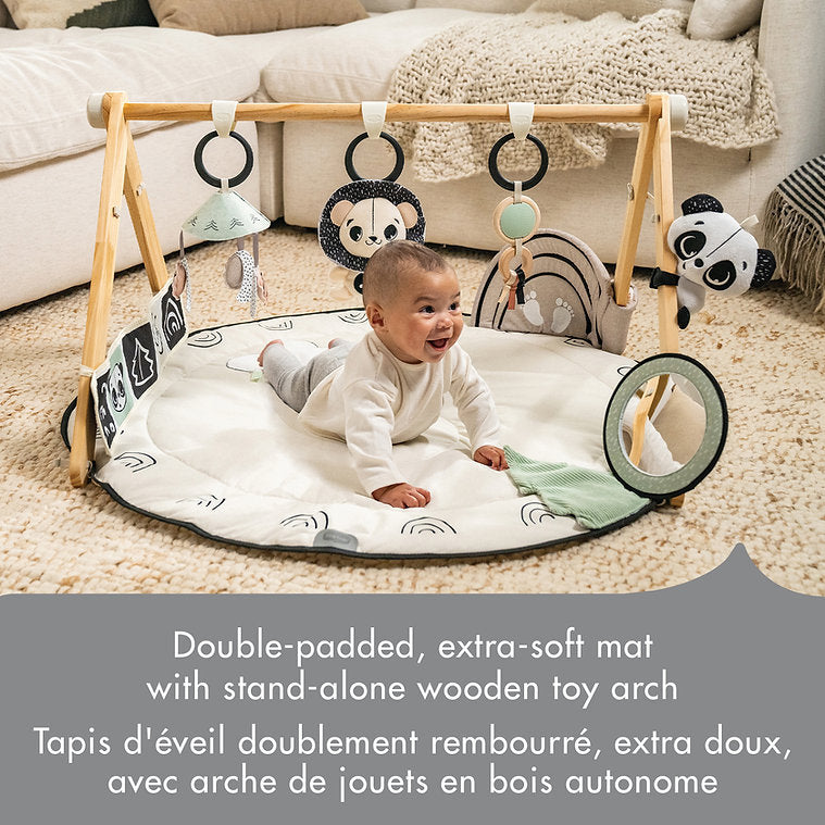 Tiny Love Black & White Decor Developmental Gymini Double-Padded Mat