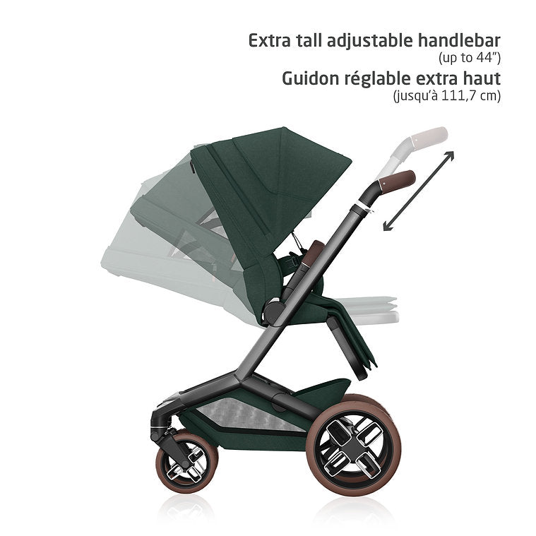 Maxi-Cosi Fame Stroller - Height Adjustable and Extra Tall Handlebar