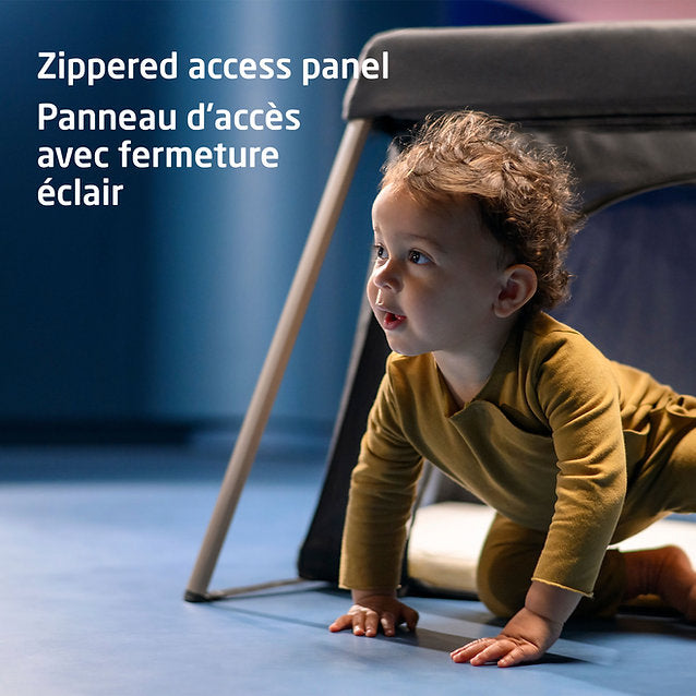 Maxi-Cosi Calao Light Travel Crib - Zippered Panel Access for Toddlers