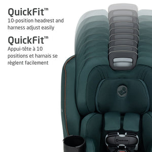 Maxi-Cosi Andi 360° Rotating All-in-One Convertible Car Seat - QuickFit 10 Position Headrest