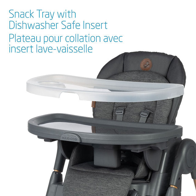 Maxi-Cosi Minla 6-in-1 High Chair - Classic Graphite Dishwasher Safe Tray