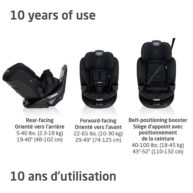 Maxi-Cosi Andi 360° Rotating All-in-One Convertible Car Seat - 10 years of Use in 3 Modes