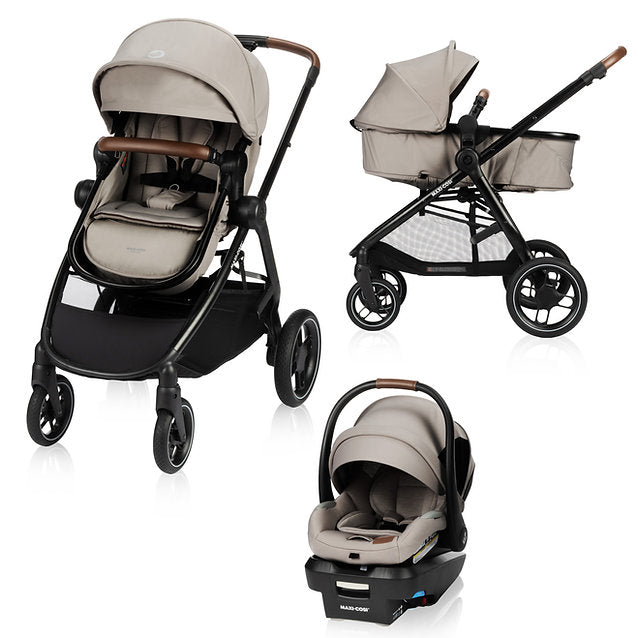 Maxi-Cosi Zelia Luxe 5-in-1 Modular Travel System New Hope Tan