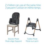 Maxi-Cosi Minla 6-in-1 High Chair - Classic Graphite 2 Modes