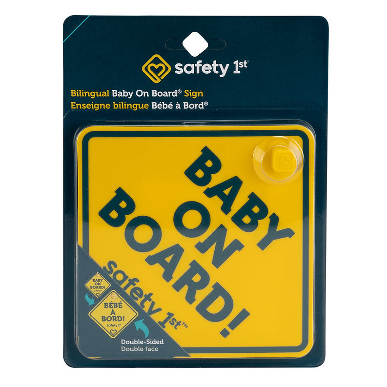 Safety 1st Bilingual Baby On Board Sign