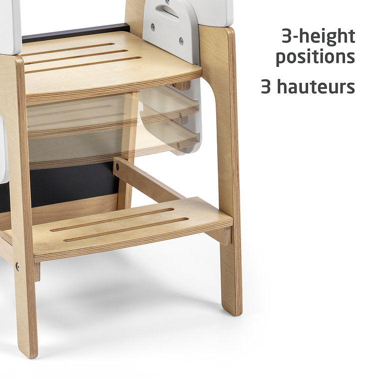 Maxi-Cosi Toucan Learning Tower - Natural White 3 Height Positions to Grow with your Child